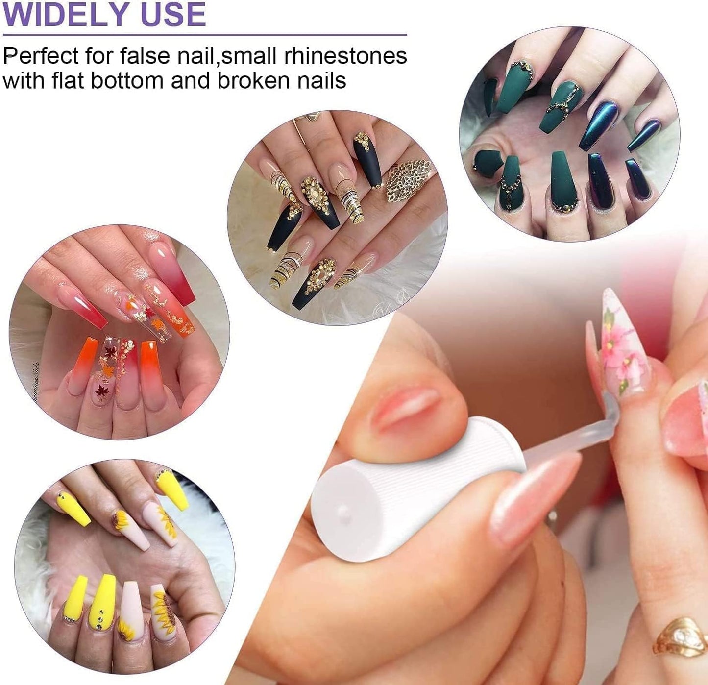 Magic Armor 504-Piece French Half Cover Nail Tips Set