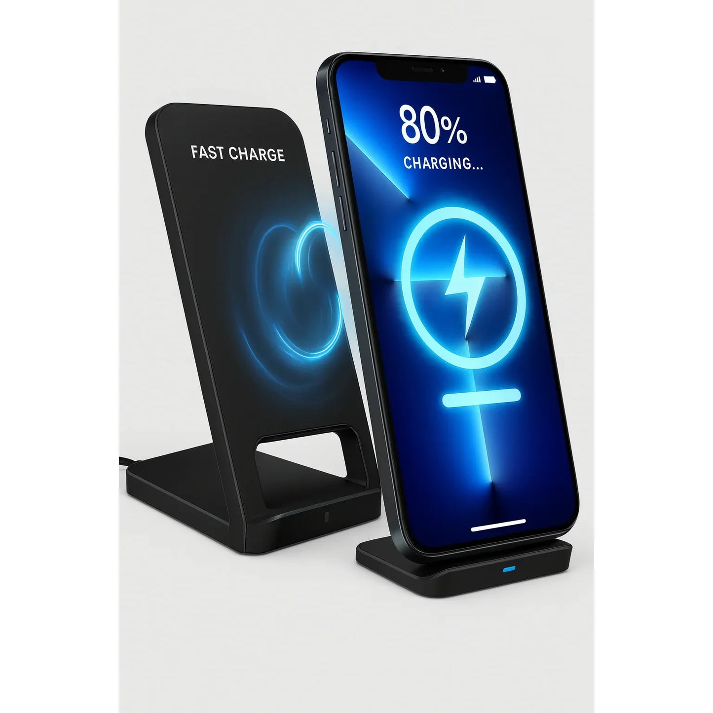 TECKNET 15W Dual-Coil Wireless Charger Stand for iPhone and Samsung - Gomix Brands Outlet