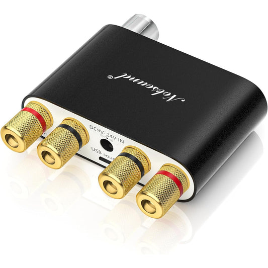 Nobsound NS-10G Bluetooth 5.0 2‑Channel Mini Amplifier 50W×2 (Black)
