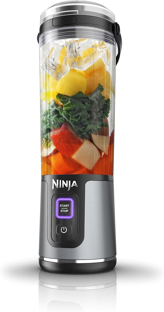 Ninja Blast Portable Blender 18oz Denim Blue Cordless USB‑C