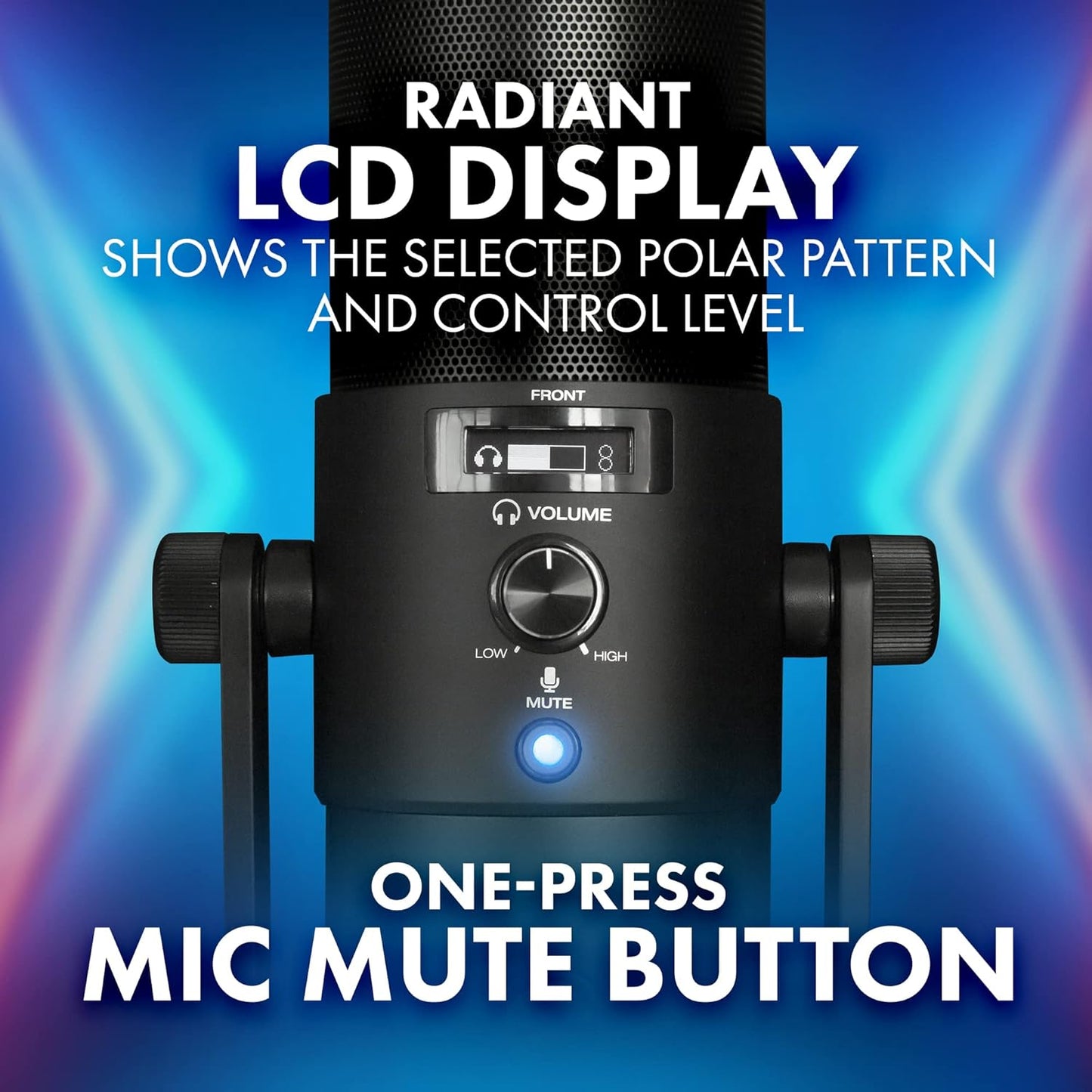 M‑Audio Uber Mic USB Condenser Microphone with Switchable Polar Patterns