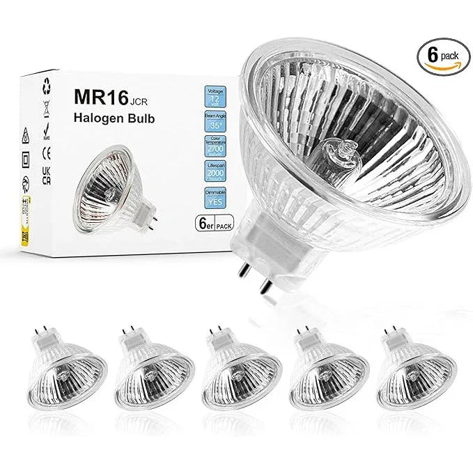 WeshLMPO MR16 35W GU5.3 Dimmable Warm White Halogen Bulb 8-Pack - Gomix Brands Outlet
