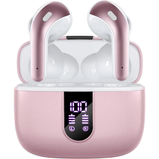 TAGRY X08 Bluetooth Wireless Earbuds with 60H Playtime LED Display - Gomix Brands Outlet