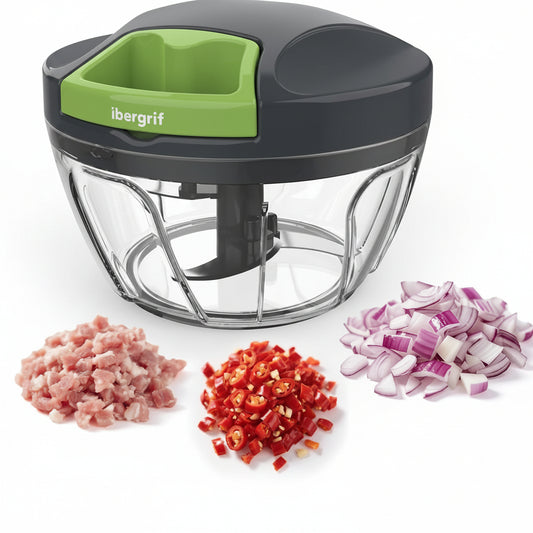 Ibergrif M501 Manual Food Chopper 500ml Multi-Functional Kitchen