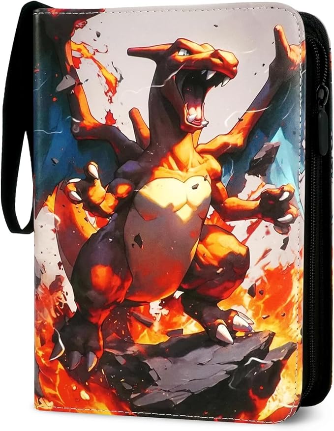 Waterproof PU Pokémon Card Album 400 Sleeves 50 Pages