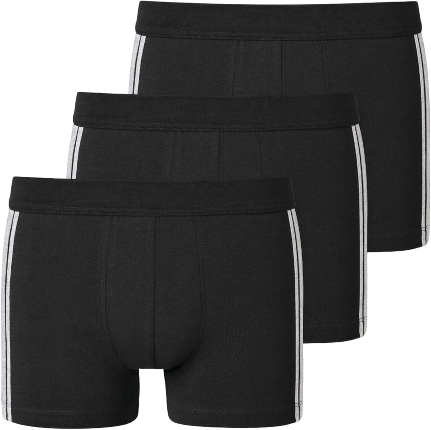 Schiesser Men's Organic Cotton Softbund Boxer Shorts with Elastic Waist