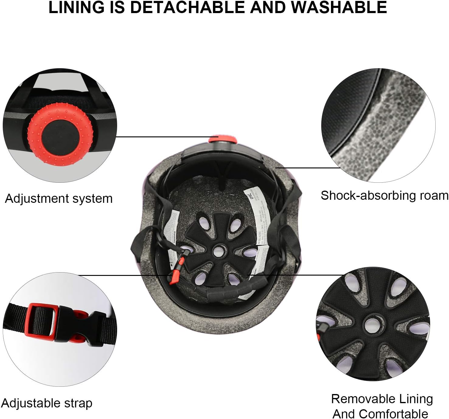 Adjustable Multi-Sport Kids Helmet for Cycling Skateboarding, Ages 2-14 Boys Girls