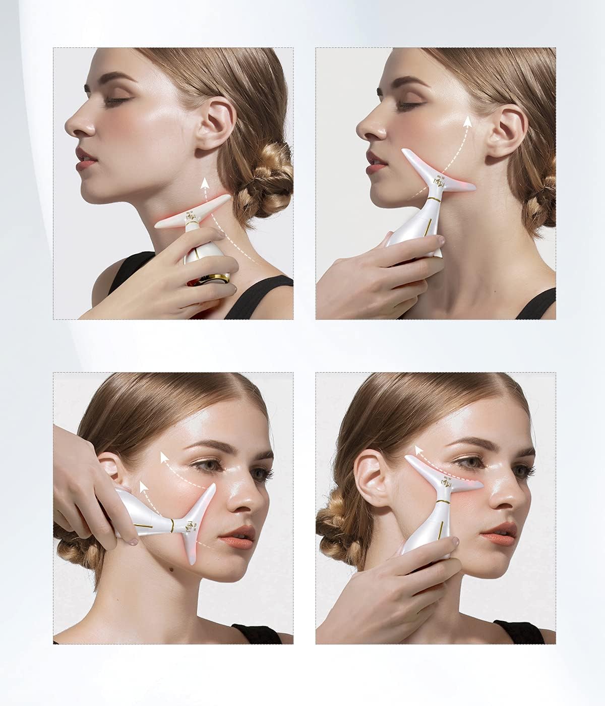 Ms.W Facial Lifting Massager 3‑Mode Rechargeable Anti‑Wrinkle Device
