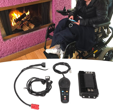 Qqmora Electric Wheelchair Joystick Controller Variable Speed Universal Fit