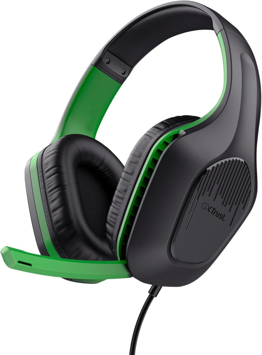 Trust Gaming Zirox 415X Lightweight Xbox Headset - Black/Green