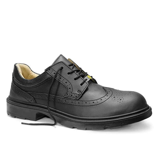 Premium Officer ESD S2 Safety Shoes: Durable Leather, Steel Toe, Comfortable Fit - Gomix Brands Outlet