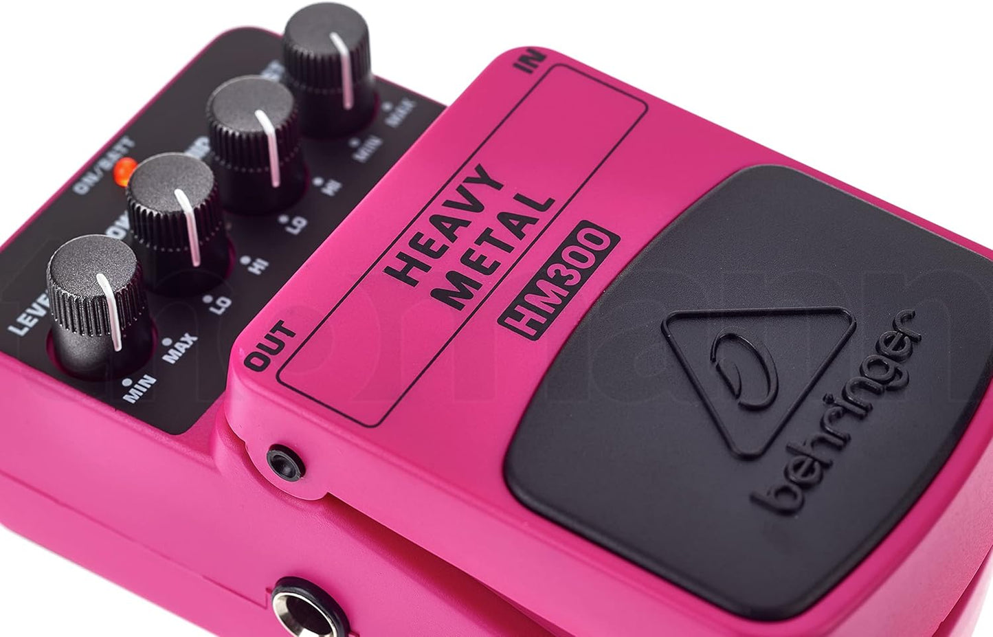 Behringer HM-300 Pink Heavy Metal Guitar Distortion Pedal