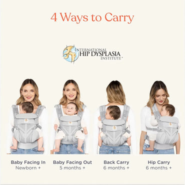 Ergobaby Omni 360 Cool Air Mesh Baby Carrier – Pearl Grey - Gomix Brands Outlet
