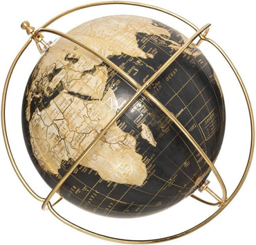 ATMOSPHERA CREATEUR D'INTERIEUR Multi‑Coloured Vintage Swivel Globe 25 cm