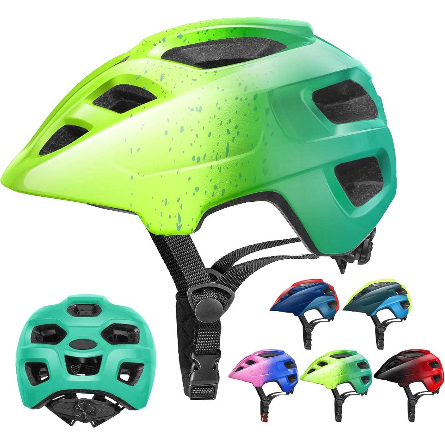 RaMokey Kids Bike Helmet with Detachable Visor, Adjustable Fit