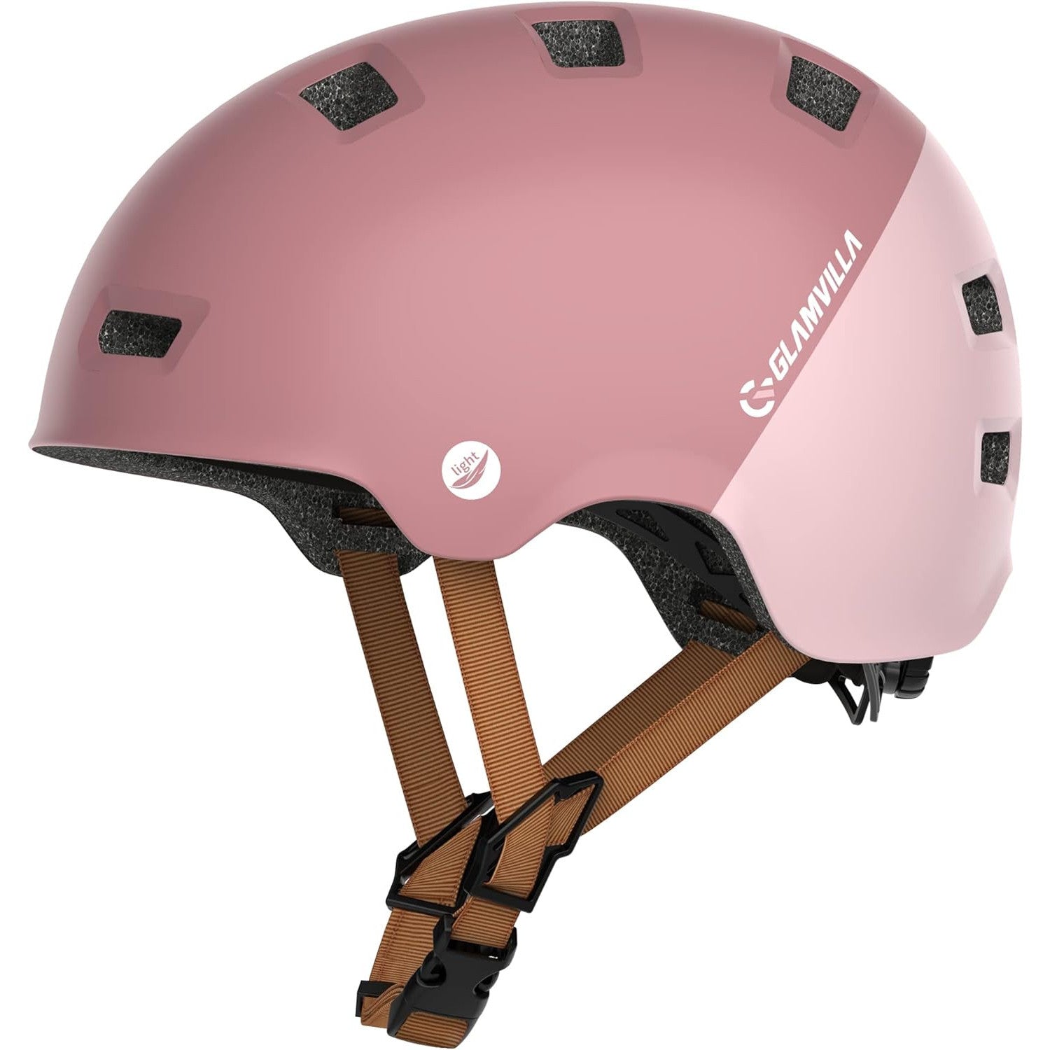 Glamvilla Ultralight Multi-Sport Helmet for Kids & Adults - Adjustable, Protective, Macaron Colors