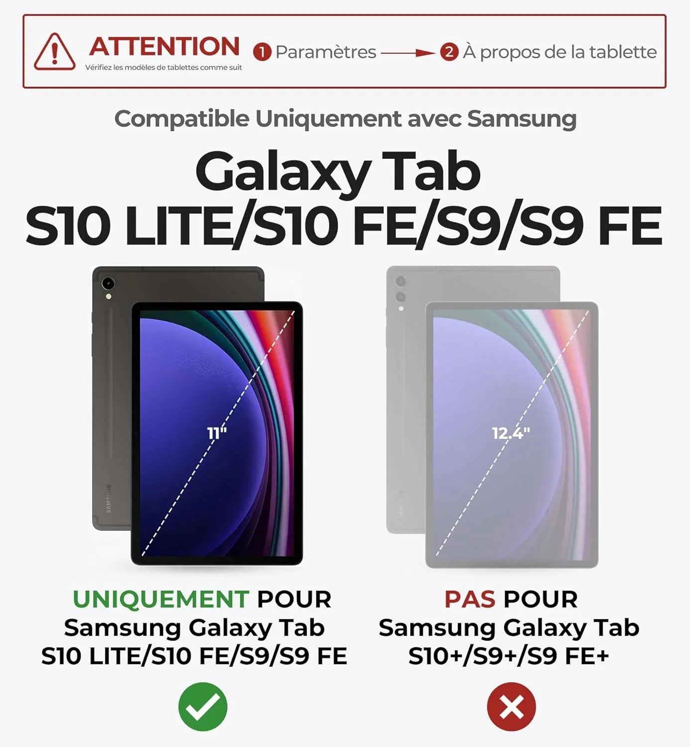 Dexnor Magnetic Backlit Keyboard for Samsung Galaxy Tab S9 - Gomix Brands Outlet