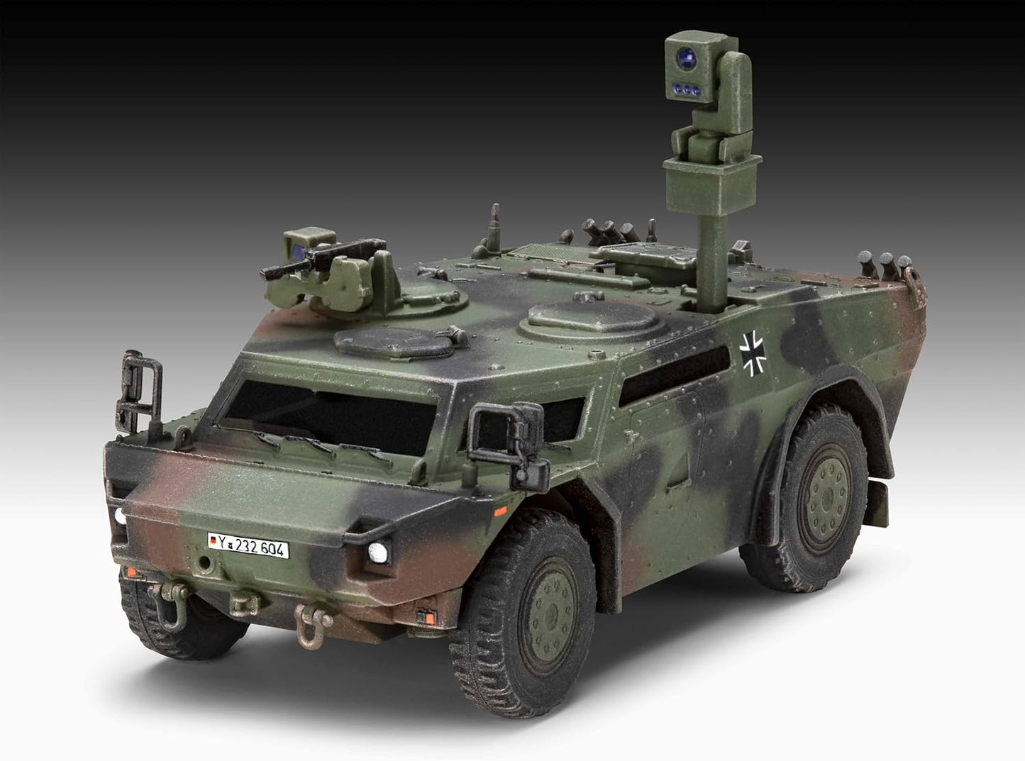 Revell Fennek Scout Truck Model Kit - Detailed 1:72 Military Reconnaissance Vehicle