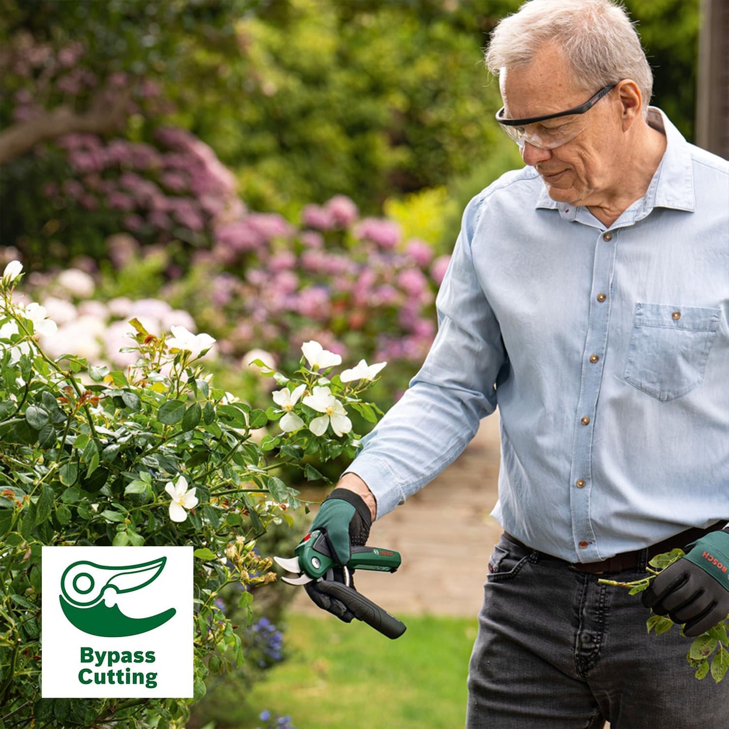 Bosch EasyPrune Cordless Battery-Powered Pruning Secateurs 450 Cuts