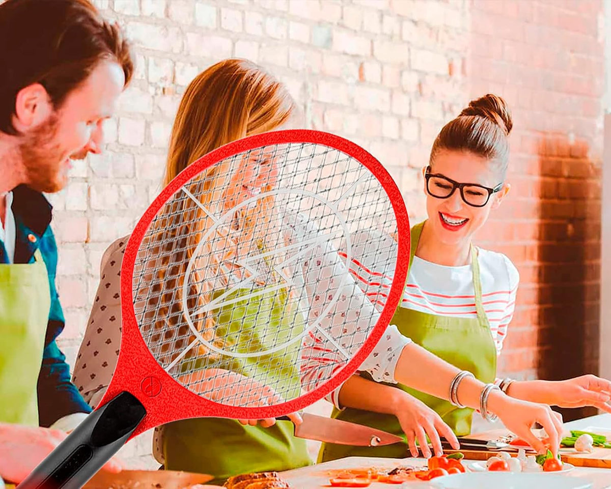 Electric Fly and Mosquito Swatter Racket