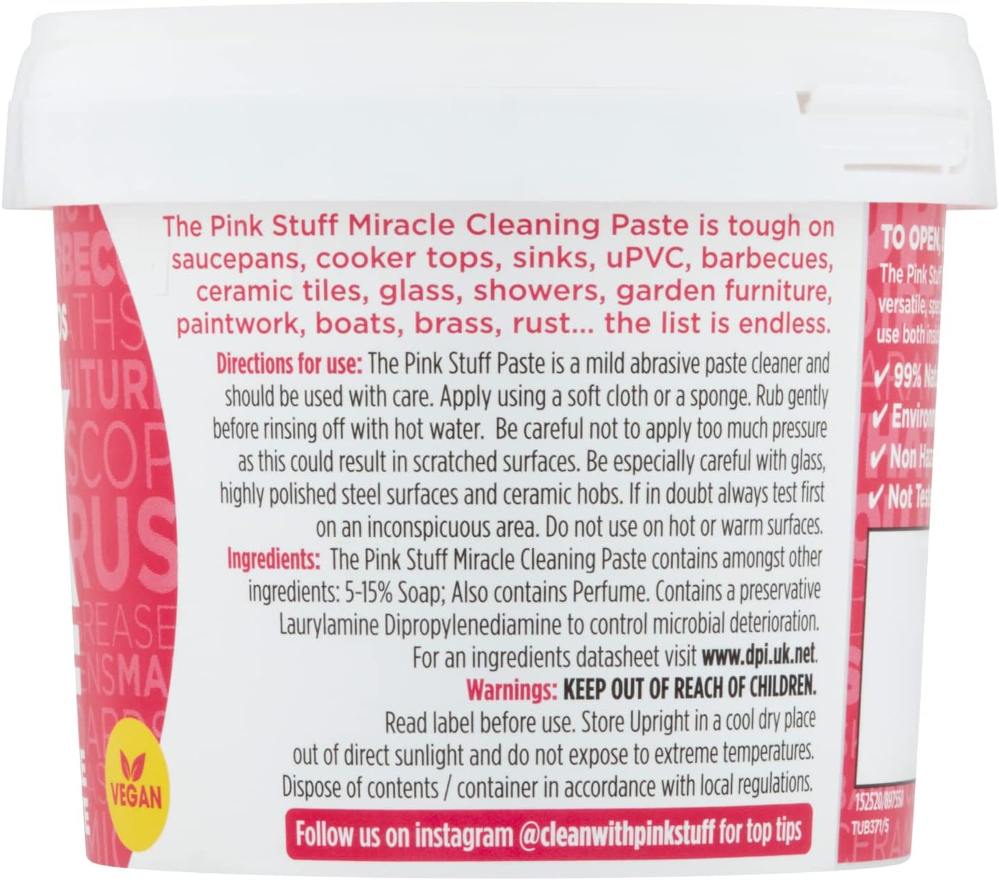 Stardrops Pink Stuff Miracle All-Purpose Cleaning Paste 17.63oz