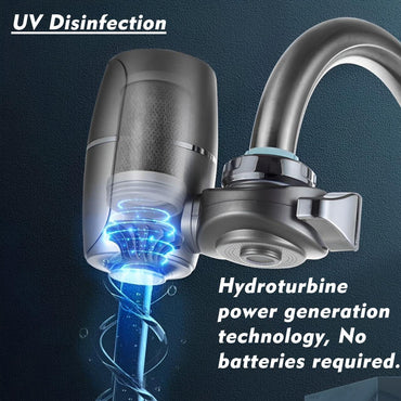 Parlberd Faucet-Mount Water Filter Leak-Proof 4-Layer Purification for Kitchens - Gomix Brands Outlet