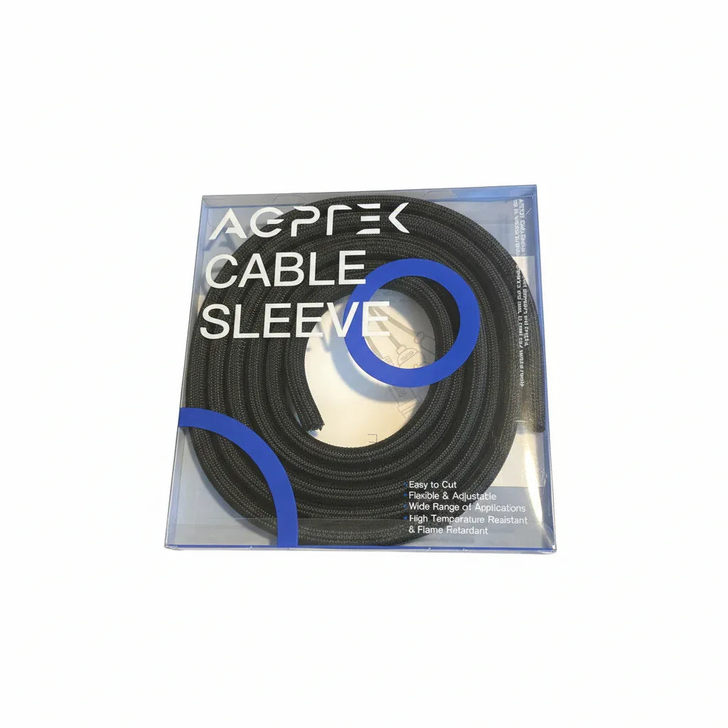 AGPTEK 2m Flexible Cable Management Sleeve for Home and Office - Gomix Brands Outlet