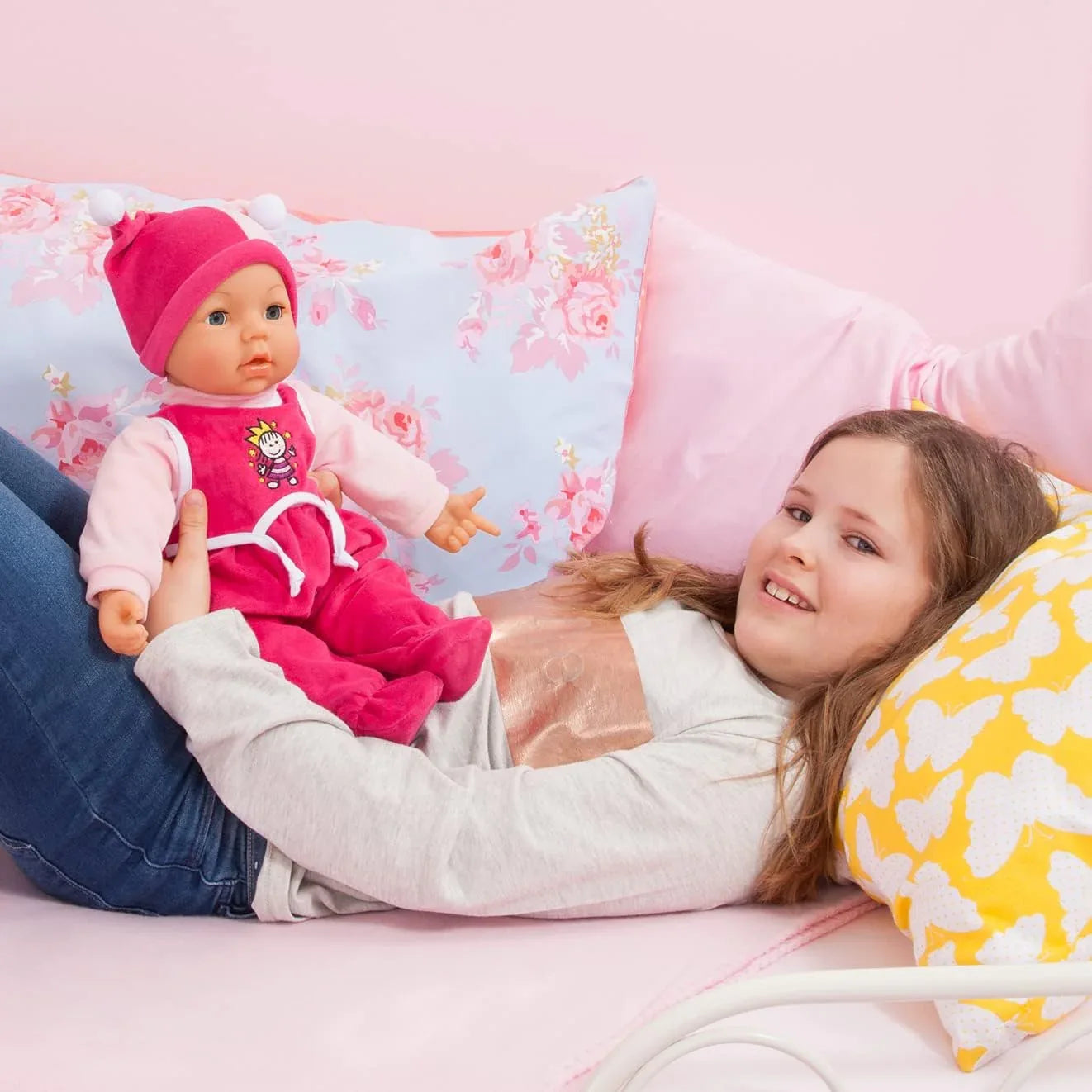 Bayer Design Hello Baby Functional Doll 46cm Soft Body - Gomix Brands Outlet