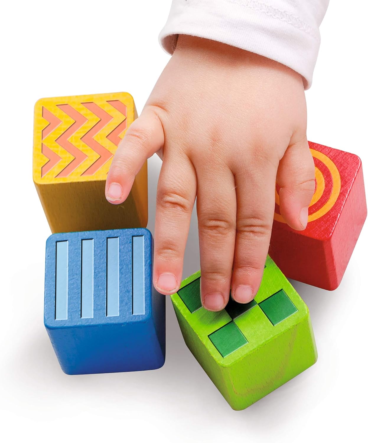 Eichhorn Heros Baby Sound & Feel Building Blocks 20-Piece Set
