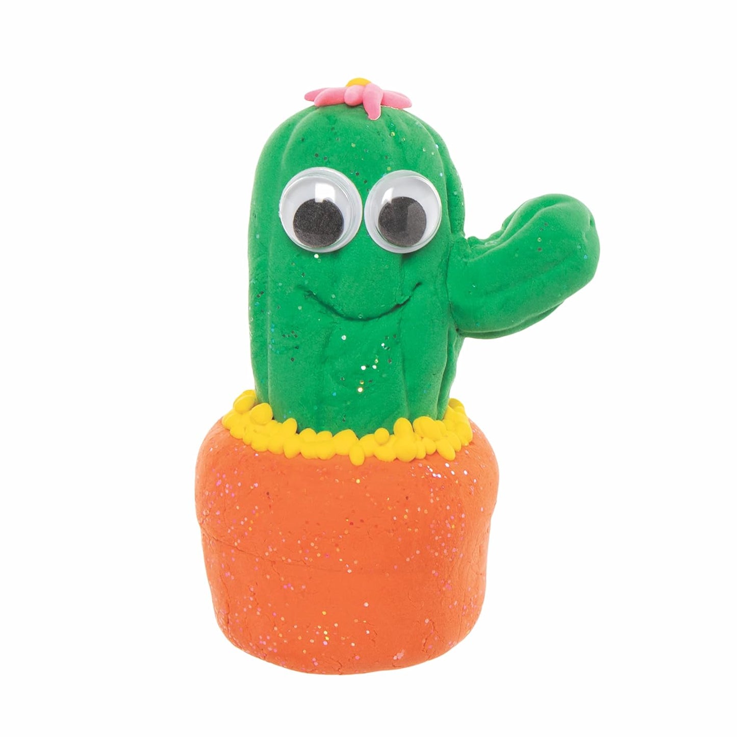Baker Ross Glitter Clay Pack of 10 Vibrant Colors