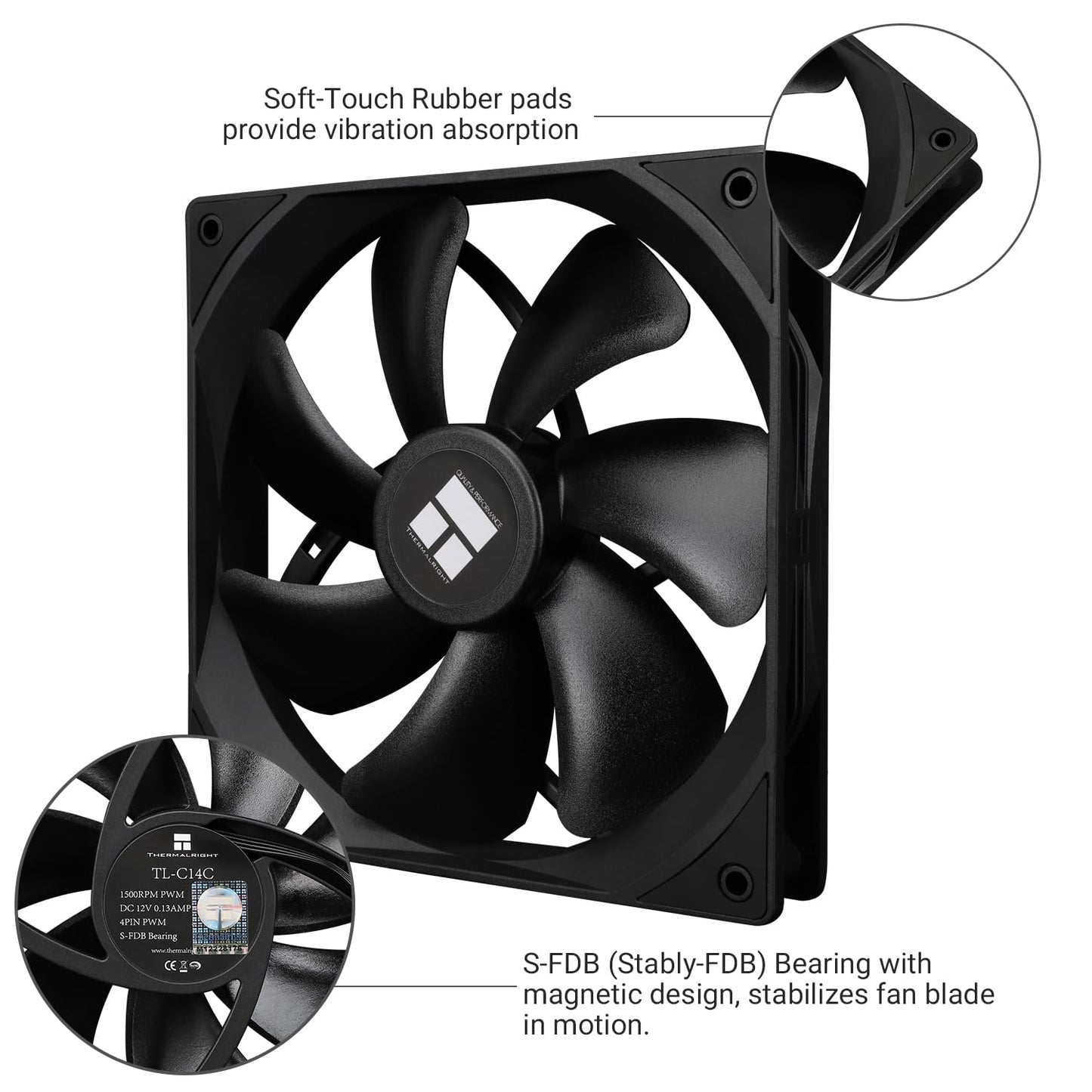 Thermalright 140mm Silent Computer Fan