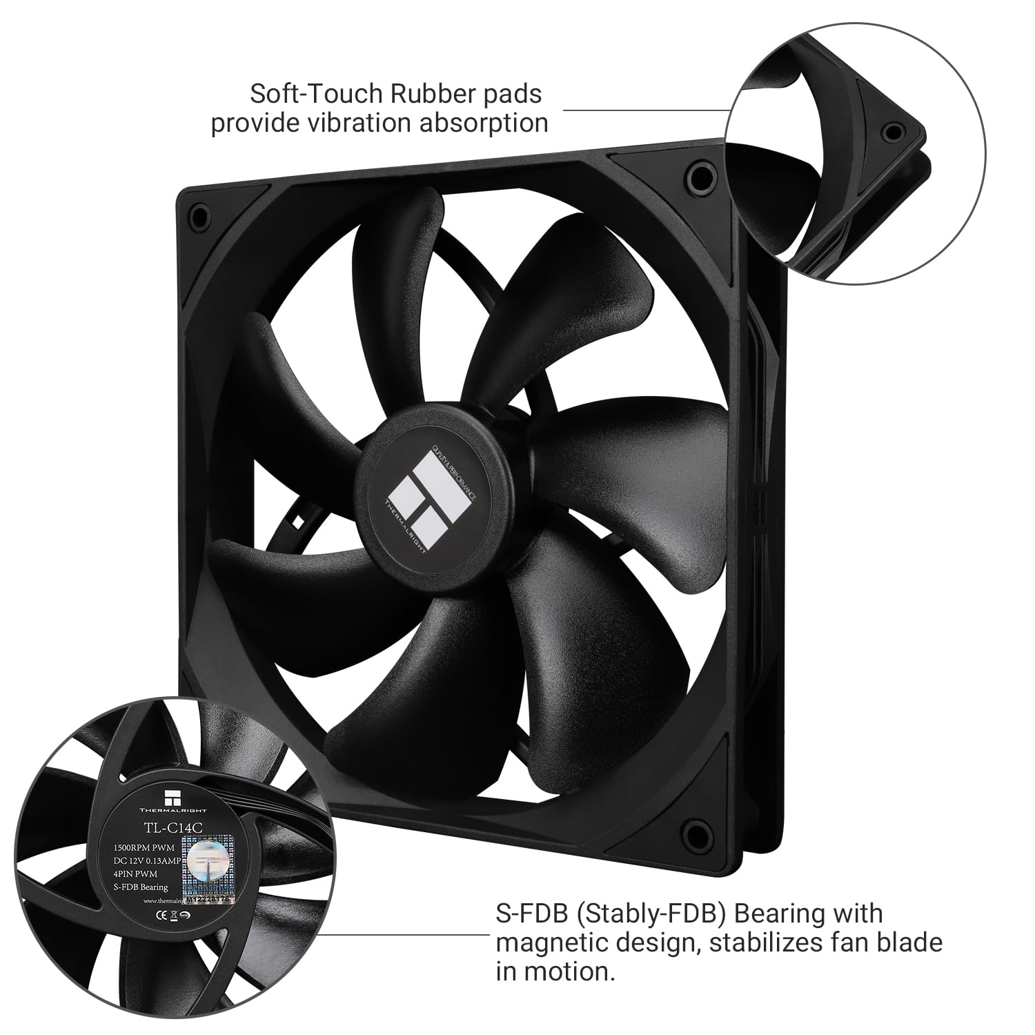 Thermalright 140mm Silent Computer Fan