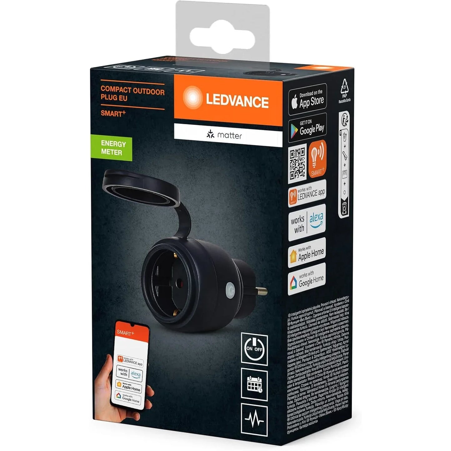 LEDVANCE Smart+ Matte Outdoor Plug with Matter Wi‑Fi Control - Gomix Brands Outlet