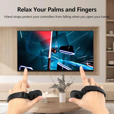 Premium Anti-Slip Quest 3/3S Controller Grips with Adjustable Straps - Gomix Brands Outlet