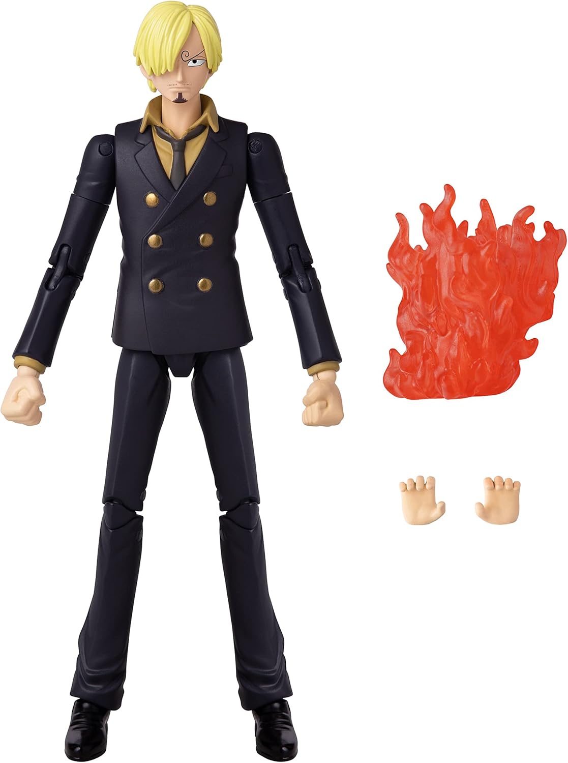 Bandai Anime Heroes One Piece Sanji Figure 6.5" Articulated Collectible