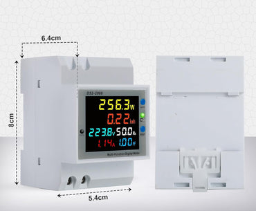 BOSYTRO Smart WiFi Electricity Meter: 1-Phase AC40-300V 100A DIN Rail KWh Monitor