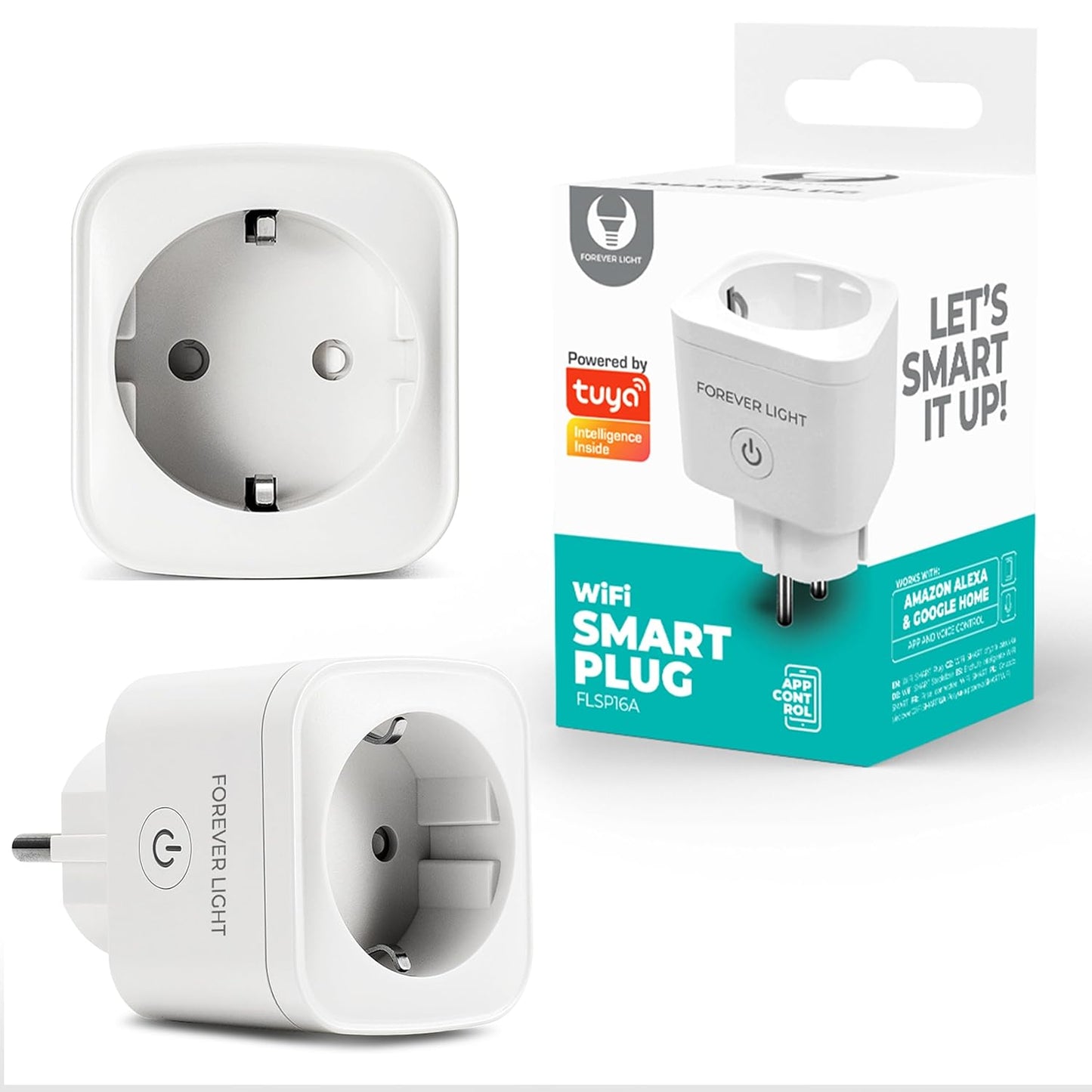 FOREVER Smart WiFi Plug 16A Alexa Google Compatible