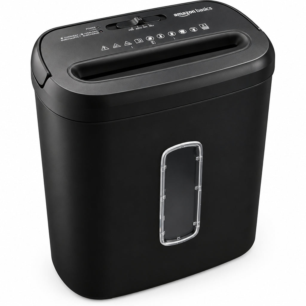 Amazon Basics C276-A Cross Cut Paper Shredder 14L Black