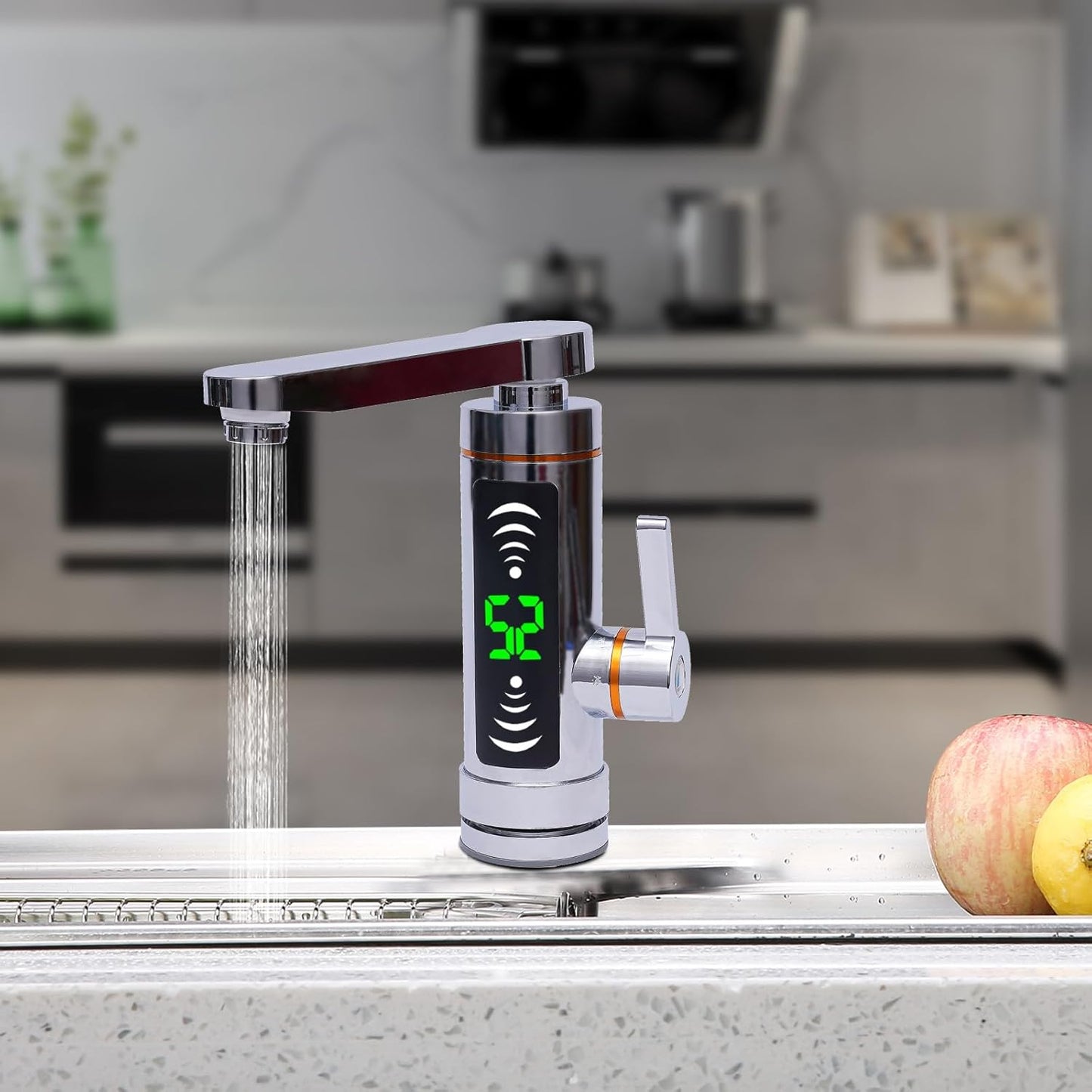 Electric Heating Water Faucet 3000W Instant Heater LED Display