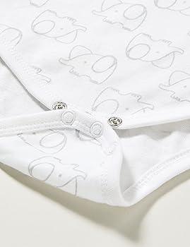 Newborn Long Sleeve Baby Bodysuits 2-Pack: Elephant & Star - Gomix Brands Outlet