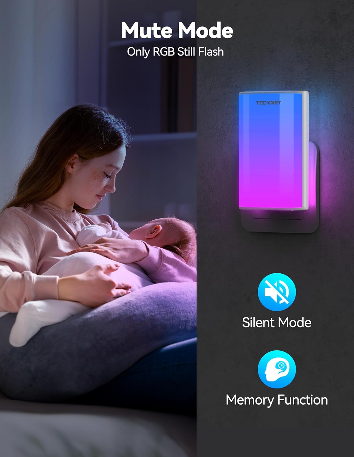 TECKNET Wireless Doorbell: Self-Powered, IP65 Waterproof, Long Range, 60 Chimes