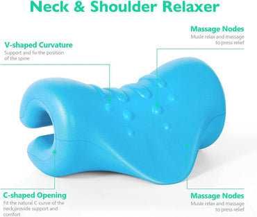HASA zone Relaxation Neck Pillow with Flexible PU Cervical Support for Neck Pain Relief
