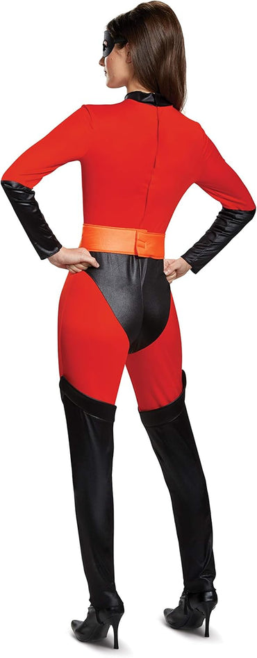 Disguise Mrs. Incredible Adult Superhero Costume – Red 3‑Piece Set