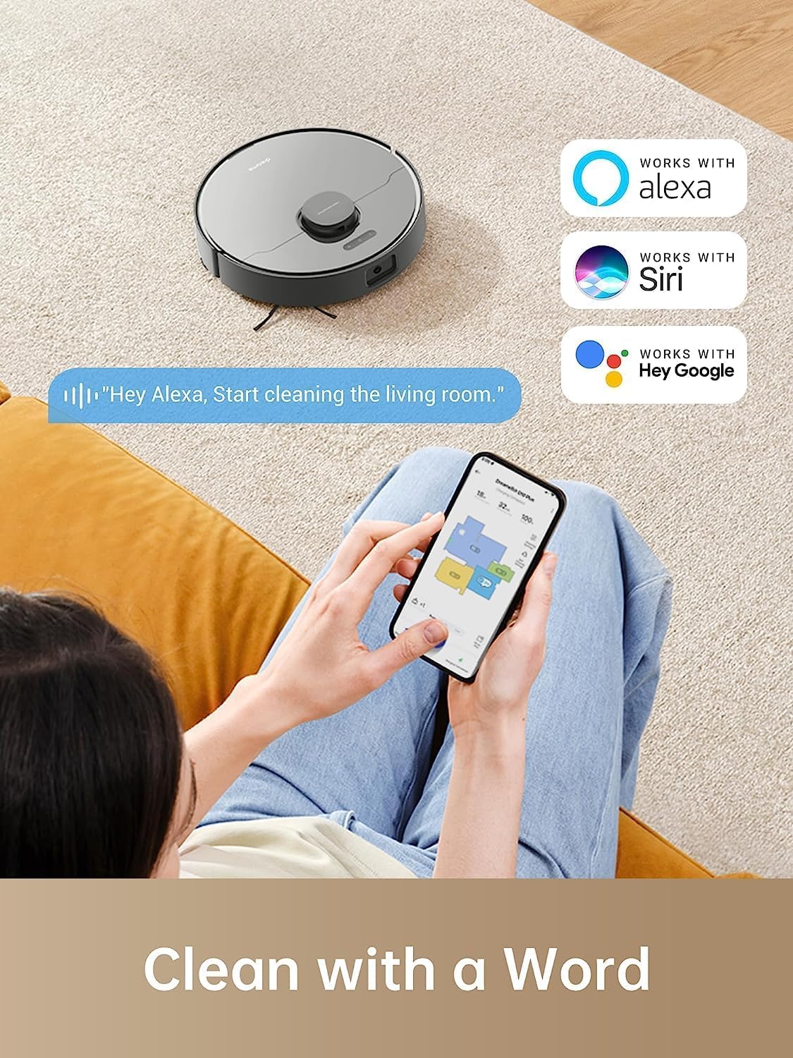Dreame D10s Plus Robot Vacuum Mop: Smart Cleaning, Self-Emptying, Powerful Suction