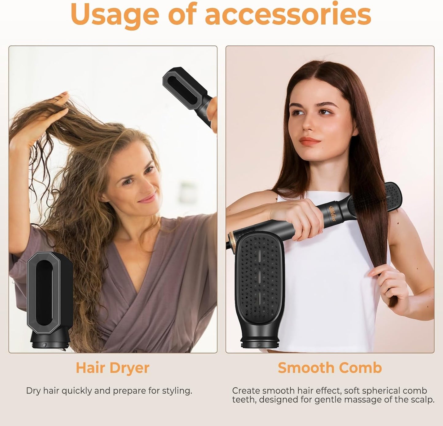 UKLISS 6-in-1 Airstyler Multi-Hair Styler – Fast Dry, Curl, Volume