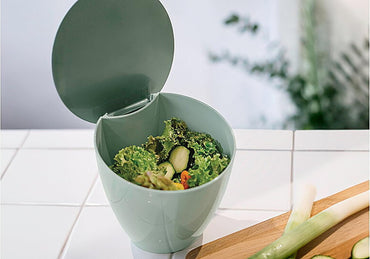 Mepal Calypso 2.2L Recycled Kitchen Waste Bin – Nordic Sage