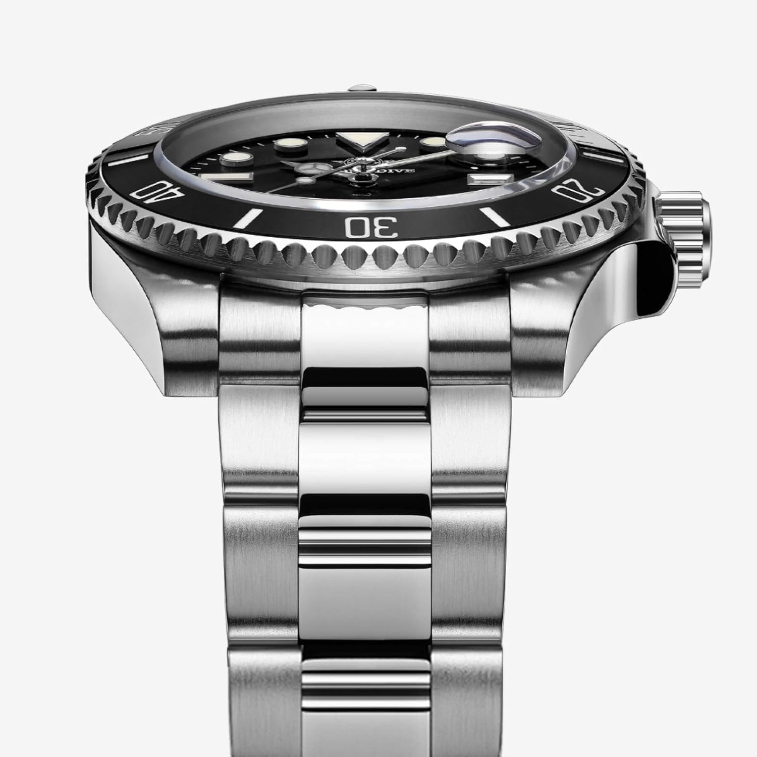 ADDIESDIVE 41mm Men's Dive Watch Luminous Gradient Dial 200m Waterproof