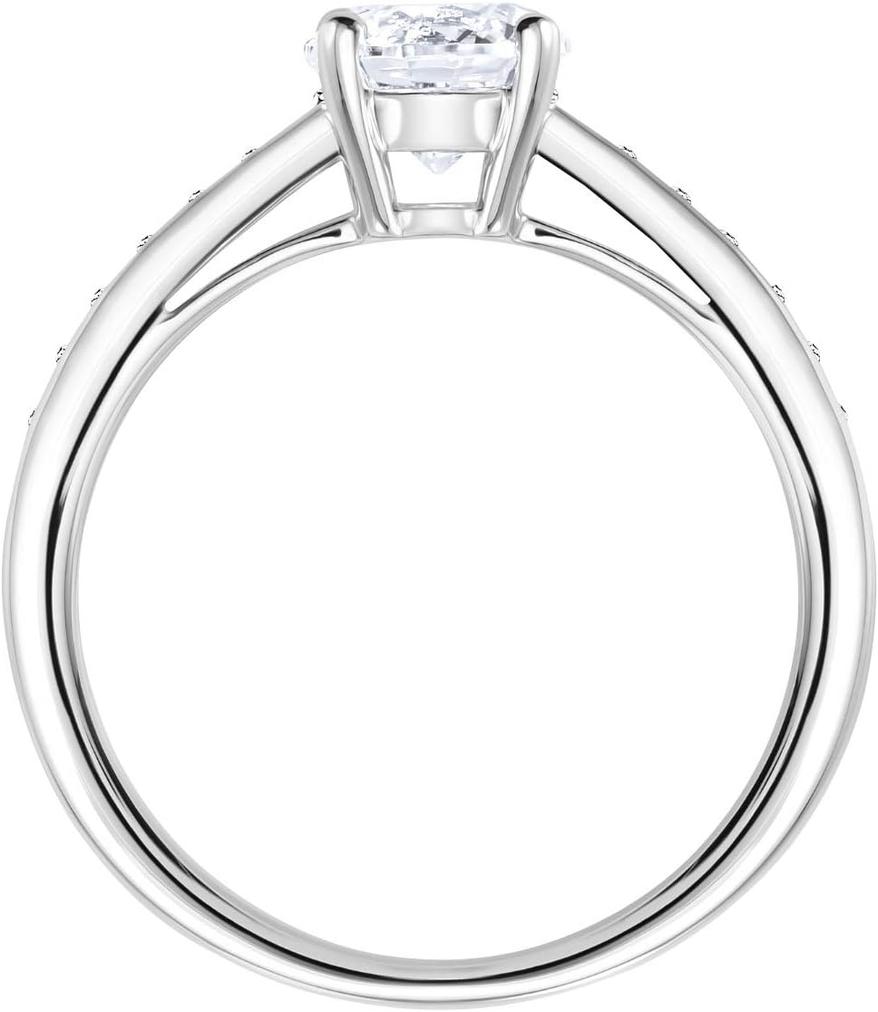 Swarovski Women's Dazzling Attract Round Rhodium Plated Crystal Ring