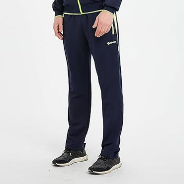 Men's Casual Jogger Pants Neon Green Accents