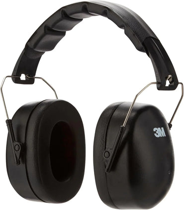 3M Foldable Earmuffs with Soft Padding, 30dB Noise Reduction, Black - Gomix Brands Outlet